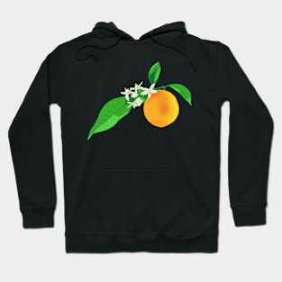 Orange Blossoms & Fruit Pattern Hoodie